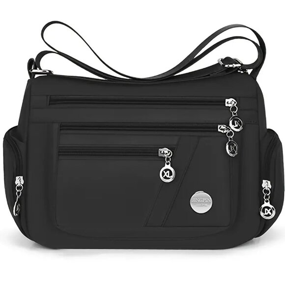 Handbags - Black Nylon Purse